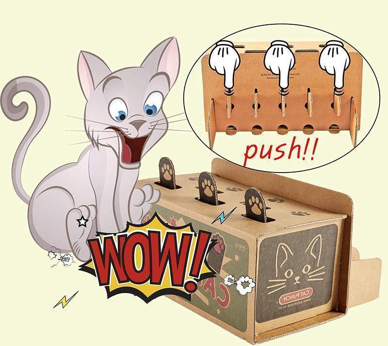 Cat Punch Cat toy Corrugated Cardboard