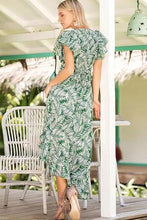 Load image into Gallery viewer, Best Floral Ruffles Cap Sleeve Maxi X-line Dress