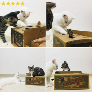 Cat Punch Cat toy Corrugated Cardboard