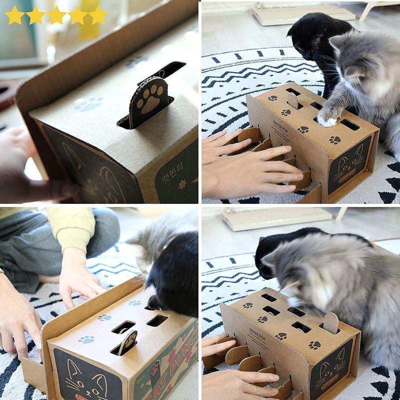 Cat Punch Cat toy Corrugated Cardboard