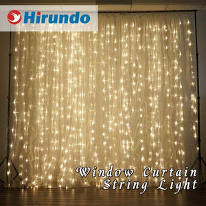 Twinkle Star 300 LED Window Curtain String Light