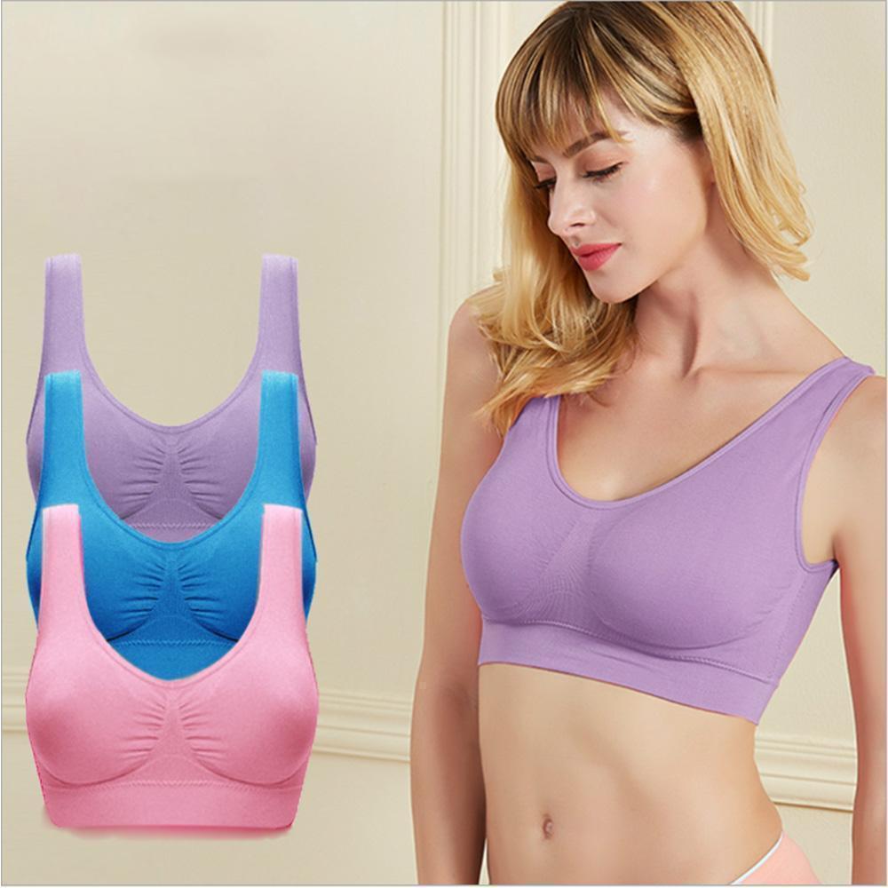 Comfortable Seamless Wire-Free Bra (3pcs/set)