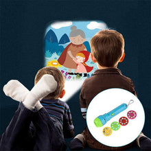 Load image into Gallery viewer, Kids Story Time Flashlight Projector