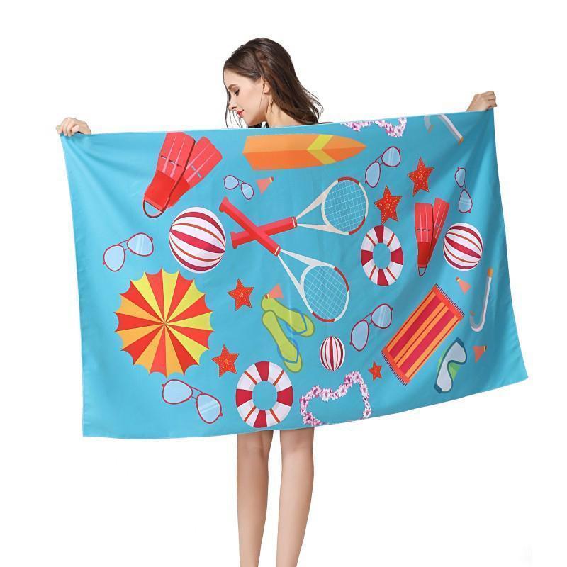 Polyester Beach Towel - Quick Dry, Sand Free