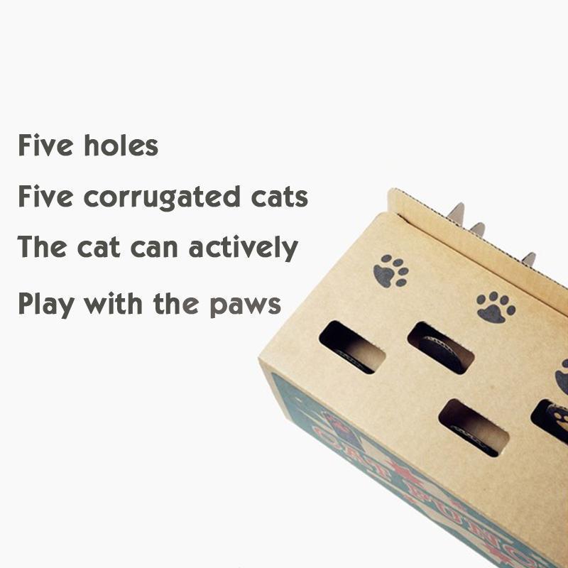 Cat Punch Cat toy Corrugated Cardboard