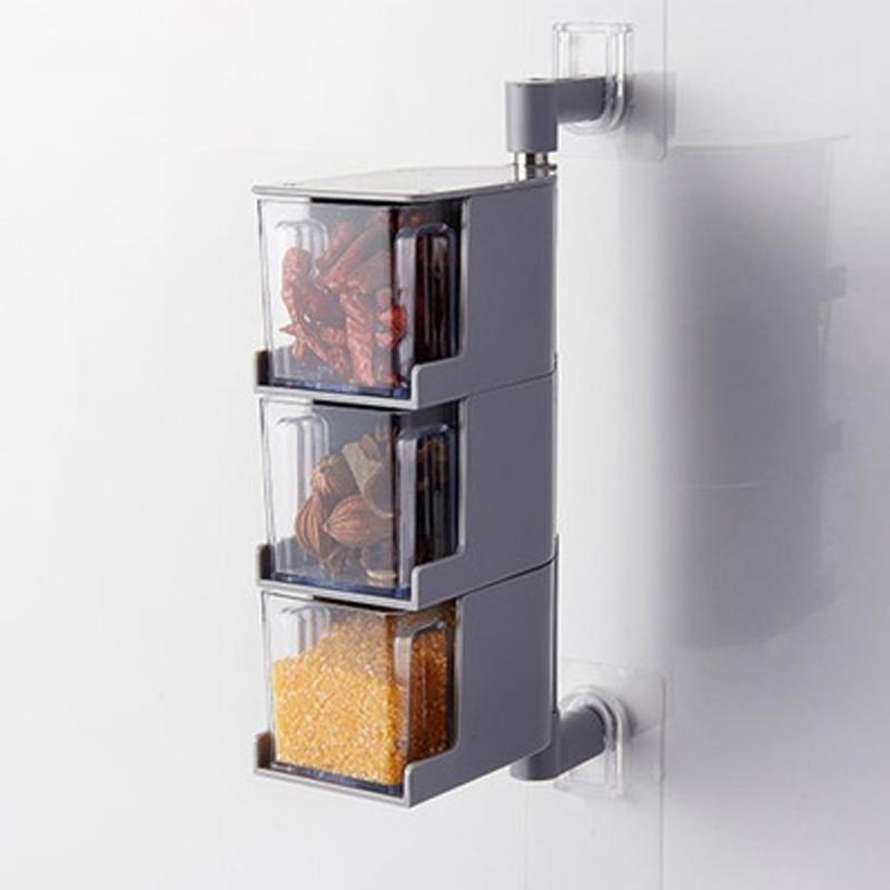 360-Degree Rotating Seasoning Box