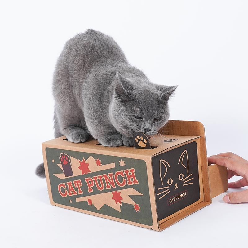 Cat Punch Cat toy Corrugated Cardboard