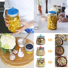 Load image into Gallery viewer, Silicone Sealing Covers for Mason Jar (6 PCs)