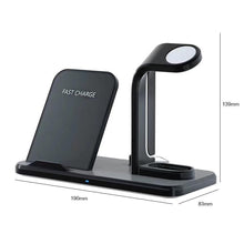 Load image into Gallery viewer, 3-in-1 Wireless Charger Stand