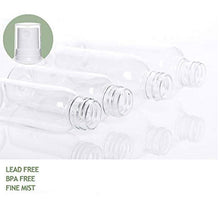 Load image into Gallery viewer, Portable Bottles Empty Clear Plastic Fine Mist Spray Bottles (3 PCs)