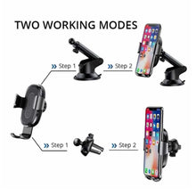 Load image into Gallery viewer, 3 in 1 Wireless Charger &amp; Car Phone Holder