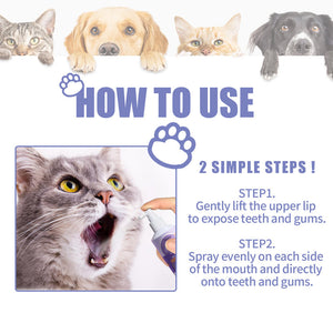 Teeth Cleaning Spray for Dogs & Cats