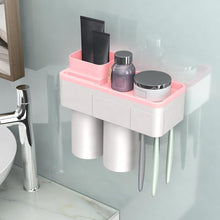 Load image into Gallery viewer, Practical Toothbrush Holder Set With Toothpaste Dispenser