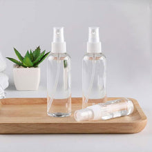 Load image into Gallery viewer, Portable Bottles Empty Clear Plastic Fine Mist Spray Bottles (3 PCs)