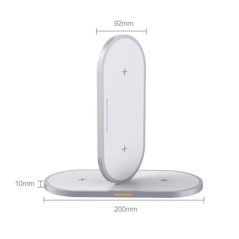 20W Wireless Dual Charger Pad